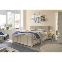 Set One by Musterring Boxspringbett "Fairfield", beige, B:184cm L:230cm,