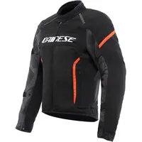 Dainese Air Frame 3 Textiljacke - Schwarz/Neon-Rot - 62