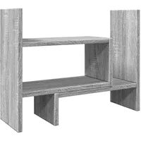 VidaXL Schreibtisch-Organizer Grau Sonoma 38,5x17x39 cm Holzwerkstoff