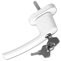 Tectake tectake® 10 Fenstergriffe, zu und gekippt abschließbar, für