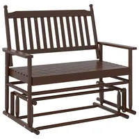 VidaXL Schaukelbank Braun 118x70x104,5 cm Massivholz Pappel