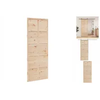 VidaXL Scheunentür 80x208 cm Massivholz Kiefer