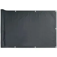 VidaXL Balkon-Sichtschutz Anthrazit 300x90 cm PVC