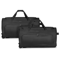 Redolz Duffle Essentials 2-Rollen Reisetaschenset 2tlg. schwarz