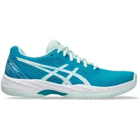 Asics Tennisschuhe Gel Game 9 Clay/Sandplatz 2024 tealblau Damen