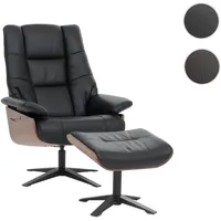 MCA Furniture MCA Relaxsessel + Hocker HWC-N57, Fernsehsessel Liegesessel,