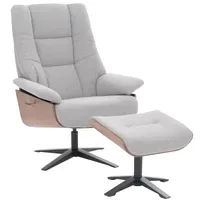 MCA Furniture Relaxsessel HWC-N57 Bouclé 81 x 125 x