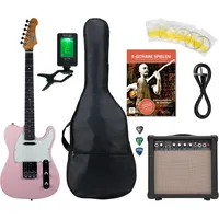 Jet guitars JT-300 E-Gitarre Pink