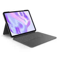 Logitech Combo Touch Tastatur und Foliohülle für Apple iPad