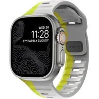Nomad Sport Band 42/44/45mm bicolor Lunar Gray/High Volta (Fluorkautschuk),