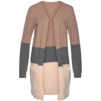 VIVANCE Cardigan Damen rosa-grau-apricot Gr.36/38