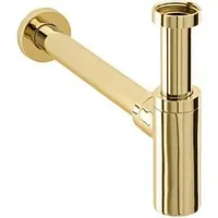 Herzbach Living Design-Geruchsverschluss 30.485800.1.03 1 1/4", mit Reinigungsöffnung, PVD-gold