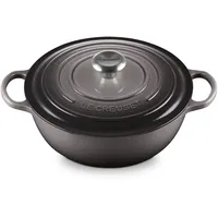 Le Creuset Signature Bräter 26 cm rund flint