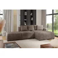 Fun Möbel Ecksofa Designersofa MEGAN XS inkl. Hocker Stoff