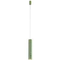 Just light. LED-Akku-Pendelleuchte Attach Grün 120 cm x Ø