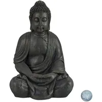 Relaxdays Relaxdays, Aussendekoration, Buddha Figur