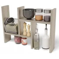 Matkam Küchenregal Sonoma Eiche, Holzwerkstoff, 40x44x12 cm, Küchen, Küchenmöbel,