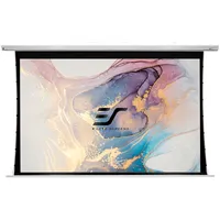 Elite Screens Saker Tab Tension (150", 16:9), Leinwand, Schwarz