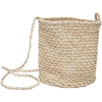 URBAN CLASSICS Mini Nature Bast Umhängetasche Nature One Size