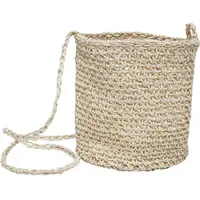 URBAN CLASSICS Mini Nature Bast Umhängetasche Nature One Size
