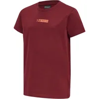 Hummel T-Shirt Kinder rhubarb/nasturtium 176