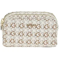 GUESS Utensilientasche Double Zip Beige Multi