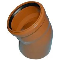 Marley Kanalgrundrohr-Bogen 30 Grad DN 110
