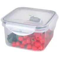 PLAST1 Airtight Frischhaltedose 0,4L Vorratsdose Gefrierdose Mikrowellendose Klickdose