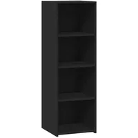 VidaXL Highboard Schwarz 40x41x124 cm Holzwerkstoff