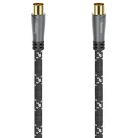 Hama Antennenkabel 120dB TV-Kabel Signalübertragungskabel Optimale Empfangsqualität 3 Meter
