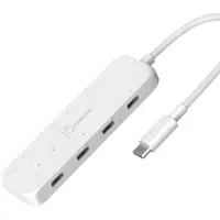 J5create Umweltfreundlicher USB-C-zu-Hub Typ C Gen 2 mit 4