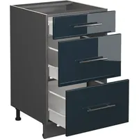 Vicco Schubladenschrank Fame-Line 50 cm mit Arbeitsplatte Anthrazit