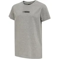 Hummel T-Shirt Kinder grey melange/forged iron 140