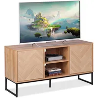 Relaxdays TV Lowboard, Retro-Design, HBT: 60 x 38 cm,