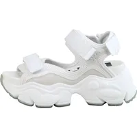 Buffalo Damen Binary 0 Sandal Platform in Weiß, 41