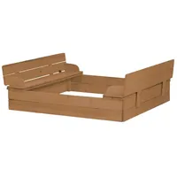 Roba Sandkasten mit Deckel, Braun