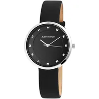 Just Watch JW10091-002 Uhr Damenuhr Lederarmband schwarz