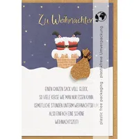 Perleberg 3 Stück Perleberg Weihnachtskarte Moments Collection Kork 4027421720665