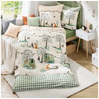 KAEPPEL Babybettwäsche Wohnwagen Picknick Feinbiber 40 x 60 100