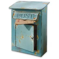 Mirabeau Organizer Deko-Briefkasten Boîte Postale antikblau blau