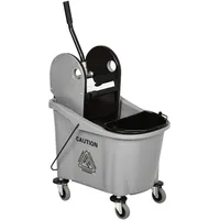 Homcom Reinigungswagen 36 Liter mit Auswringvorrichtung,