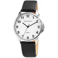 Just Watch Herren-Uhr Echt Leder Dornschließe Analog Quarz JW20160
