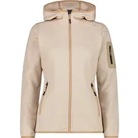 CMP Woman Jacket FIX Hood b.co gesso-sesamo (09XS) 36