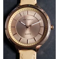 Just Watch Damen-Uhr Echt Leder Rund Dornschließe JW047 Analog