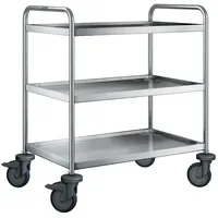 B.pro Servierwagen SW 8 x 5-3 silber 60,0 x