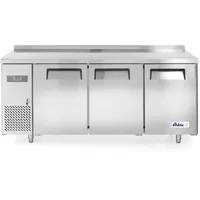 HENDI Kühltisch, dreitürig Kitchen-Line 390L, 0/8 ̊C, 230V/270W, R600a