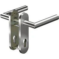 OGRO Kurzschildgarnitur core+ 8906 8MM/3020/7051 72MM Edelstahl ER PZ