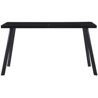VidaXL Esstisch Schwarz 140 x 70 x 75 cm