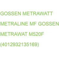 Gossen Metrawatt METRALINE MF Installationstester VDE-Norm 0100, 0100-600, 0105-100,