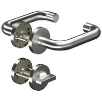 OGRO Rosettengrt.CORE+8100 8mm/6501/7122 WC ER Edelstahl U-Form DIN links